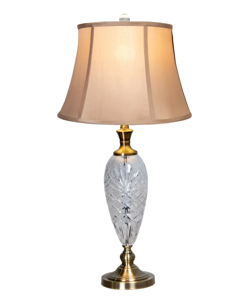 Dale Tiffany Alameda Lead Crystal Table Lamp