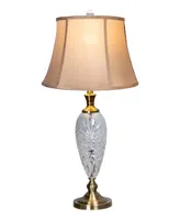 Dale Tiffany Alameda Lead Crystal Table Lamp