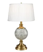 Dale Tiffany Mitre Lead Crystal Table Lamp