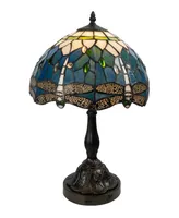 Dale Tiffany Jordan Dragonfly Table Lamp with Usb Port