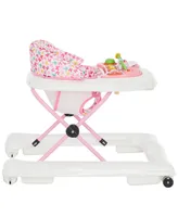 Dream On Me 2-in-1 Ava Baby Walker, Easy Convertible Walk Behind, Height Adjustable Seat, Added Back Support, Detachable-Toy