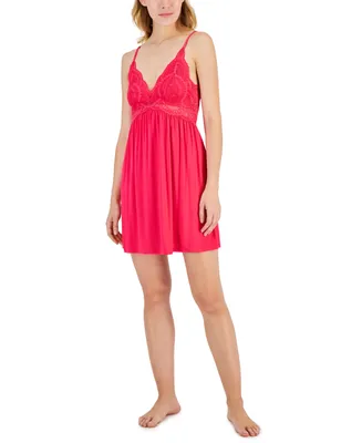 I.n.c. International Concepts Women's Lace-Cup Chemise, Created for Macy's