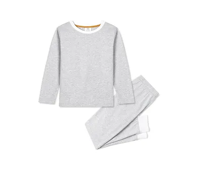 Gots Certified Organic Cotton Knit 2 Piece Pajama Set For Toddler, Erawan (Size 4Y), Unisex