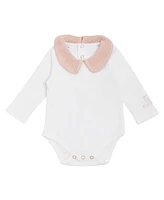 Guess Baby Girls Bodysuit and Knit Cotton Overall, 2 Piece Set