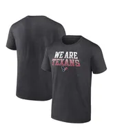 Men's Fanatics Charcoal Houston Texans Big and Tall We Are Statement T-shirt