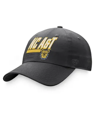 Men's Top of the World Charcoal North Carolina A&T Aggies Slice Adjustable Hat