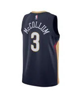 Men's and Women's Nike C.j. McCollum Navy New Orleans Pelicans Swingman Jersey - Icon Edition