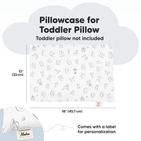 Toddler Pillowcase for 13X18 Pillow, Pillow Case, Travel Case Cover