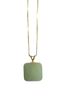 seree Sugar cube - Jade pendant necklace