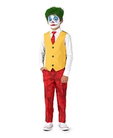 Suitmeister Big Boys Scarlet Joker Button Closure Suit Set