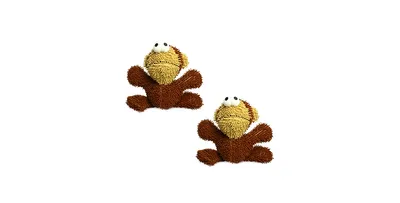 Mighty Microfiber Ball Monkey, 2-Pack Dog Toys