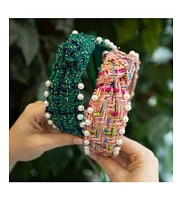 Women's It Girl Pearl Headband - Teal