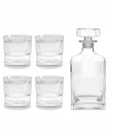 Fortessa NoHo Clear Decanter 25.4 oz, Dof (double old fashioned) 9.85 oz Set