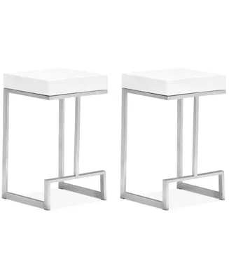 Zuo Darwen Counter Stool, Set of 2