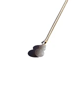 seree Hulu - Grey purple jade necklace