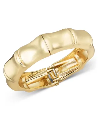 I.n.c. International Concepts Gold-Tone Textured Bangle Bracelet, Created for Macy's