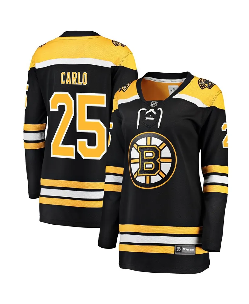 Women's Fanatics Brandon Carlo Black Boston Bruins Breakaway Player Jersey