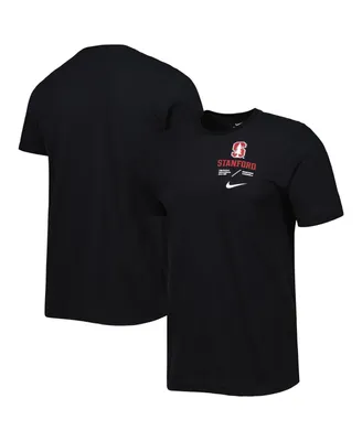 Men's Nike Black Stanford Cardinal Team Practice Performance T-shirt