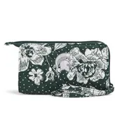 Women's Vera Bradley Michigan State Spartans Rain Garden Front-Zip Wristlet