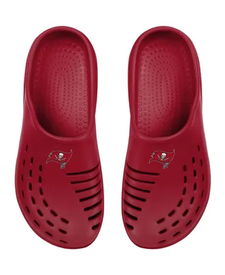 Youth Boys and Girls Foco Red Tampa Bay Buccaneers Sunny Day Clogs