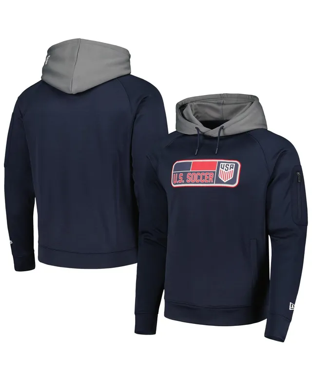 Men's Nike Navy USMNT AWF Raglan Full-Zip Hoodie Jacket