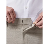 Kenneth Cole Reaction Men's Slim-Fit Stretch Check Dress Pants
