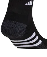 adidas Men's 3-pk. Cushioned Quarter Logo Socks