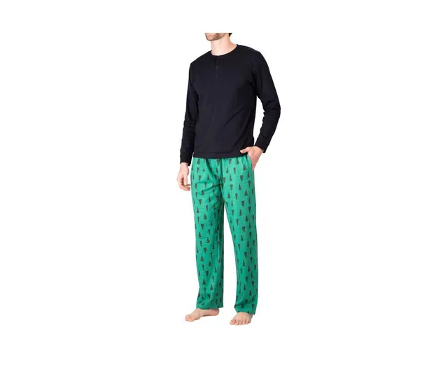 Hanes Men's Long John Sleep Pajamas, 2-Piece Set - Macy's