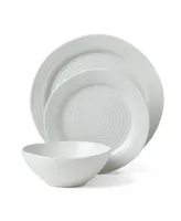 Oneida Ridge 12 Piece Dinnerware Set, Service for 4