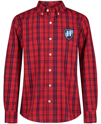 Tommy Hilfiger Toddler Boys Long Sleeve Tommy Plaid Shirt