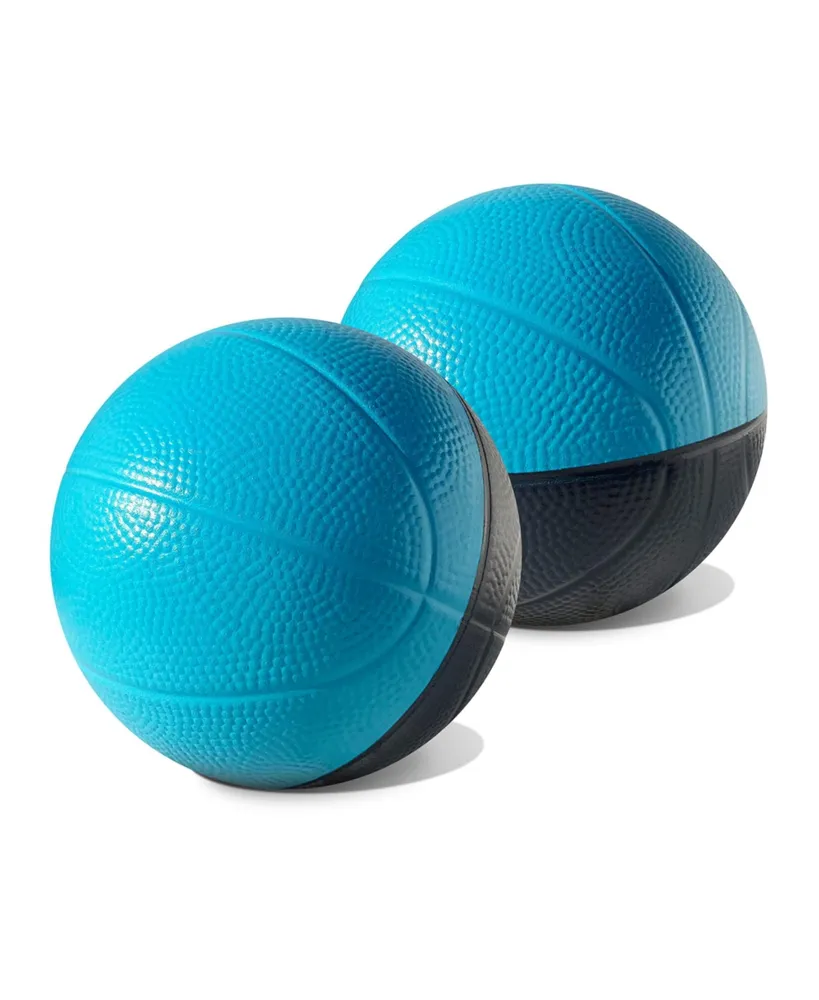 Botabee 4" Foam Mini Basketball Balls for Mini Hoop Basketball or Over The Door Basketball Hoop Games, 2 Pack | Mini Indoor Basketball Hoop Games & Ki