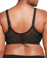 Glamorise Plus Full Figure Magiclift Natural Shape Front Closure Wirefree Bra 1210