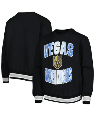 Big Boys Black Vegas Golden Knights Classic Blueliner Pullover Sweatshirt