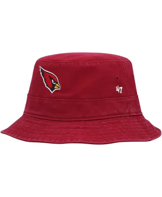 Men's '47 Brand Cardinal Arizona Cardinals Primary Bucket Hat