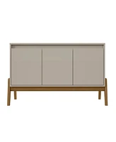 Manhattan Comfort Gales 48.5" Medium Density Fiberboard 4-Drawer Sideboard