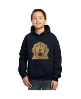 La Pop Art Boys Word Hooded Sweatshirt - Dog