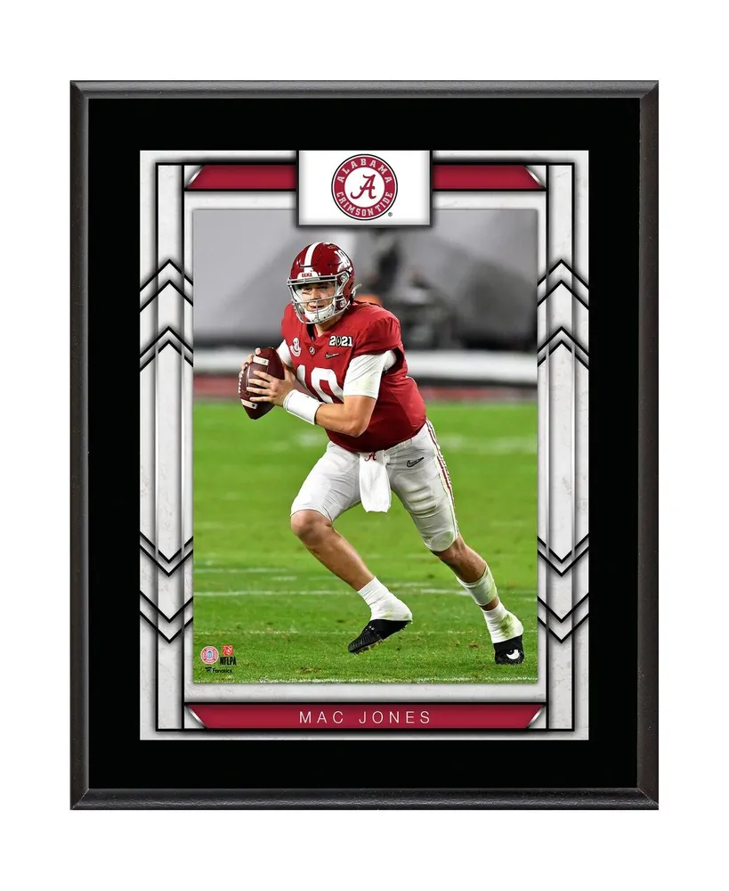 Mac Jones Alabama Crimson Tide 10.5" x 13" Sublimated Player Plaque