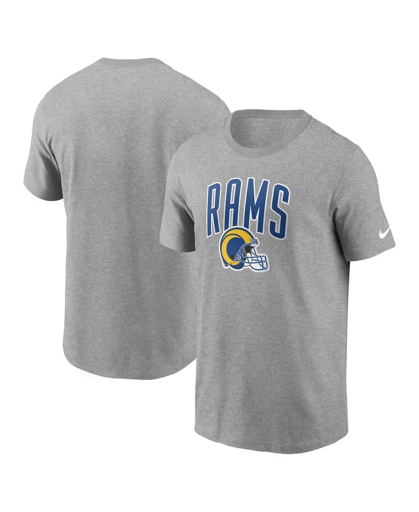 Men's Nike Heathered Gray Los Angeles Rams Team Athletic T-shirt