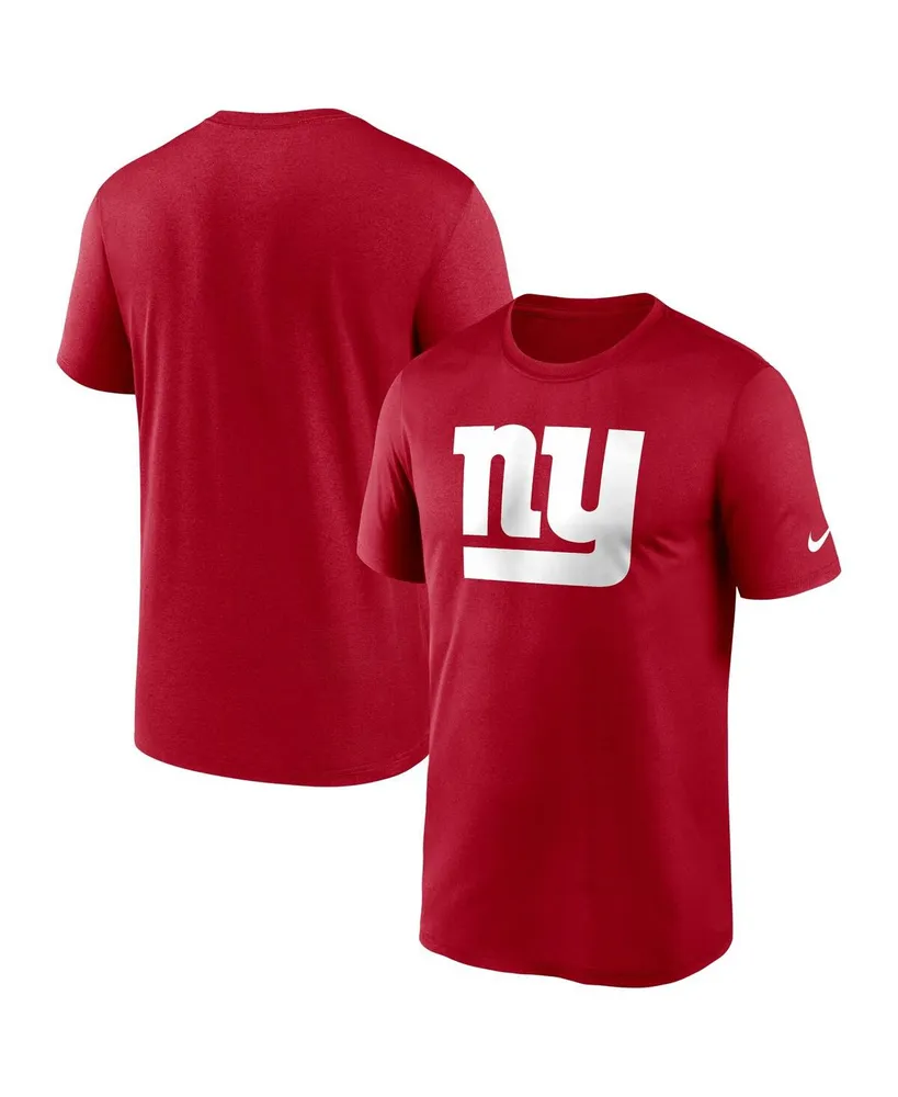 Men's Nike Red New York Giants Legend Logo Performance T-shirt