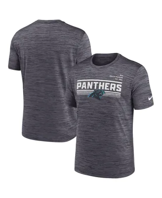 Men's Nike Anthracite Carolina Panthers Yardline Velocity Performance T-shirt