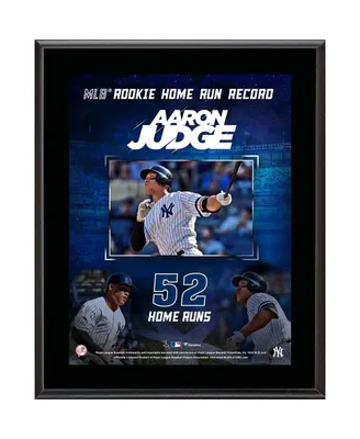 Aaron Judge New York Yankees 10.5" x 13" Mlb All-Time Rookie Home Run Record Sublimated Plaque