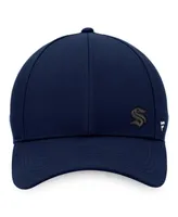 Women's Fanatics Deep Sea Blue Seattle Kraken Authentic Pro Road Structured Adjustable Hat