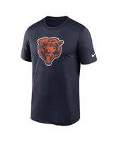 Men's Nike Navy Chicago Bears Legend Logo Performance T-shirt