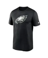 Men's Nike Black Philadelphia Eagles Legend Logo Performance T-shirt