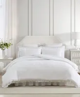 Laura Ashley Eyelet Ruffle Microfiber Comforter Set Collection