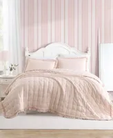 Laura Ashley Hailee Microfiber Quilt Sets