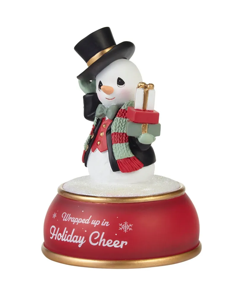 Precious Moments Wrapped Up in Holiday Cheer Resin Musical