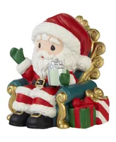 Precious Moments Santa's Here Bringing Cheer Annual Santa Bisque Porcelain Figurine