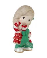 Precious Moments Sweet Christmas Wishes 2023 Dated Bisque Porcelain Figurine