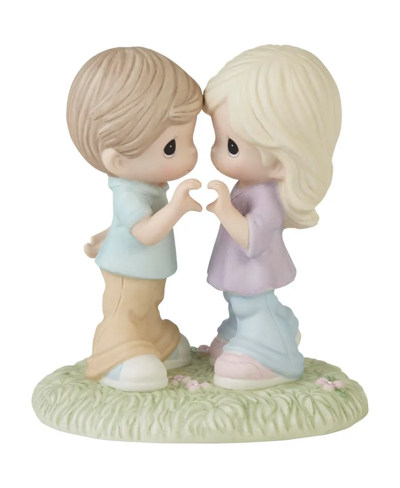 Precious Moments Love Will Keep Us Together Bisque Porcelain Figurine